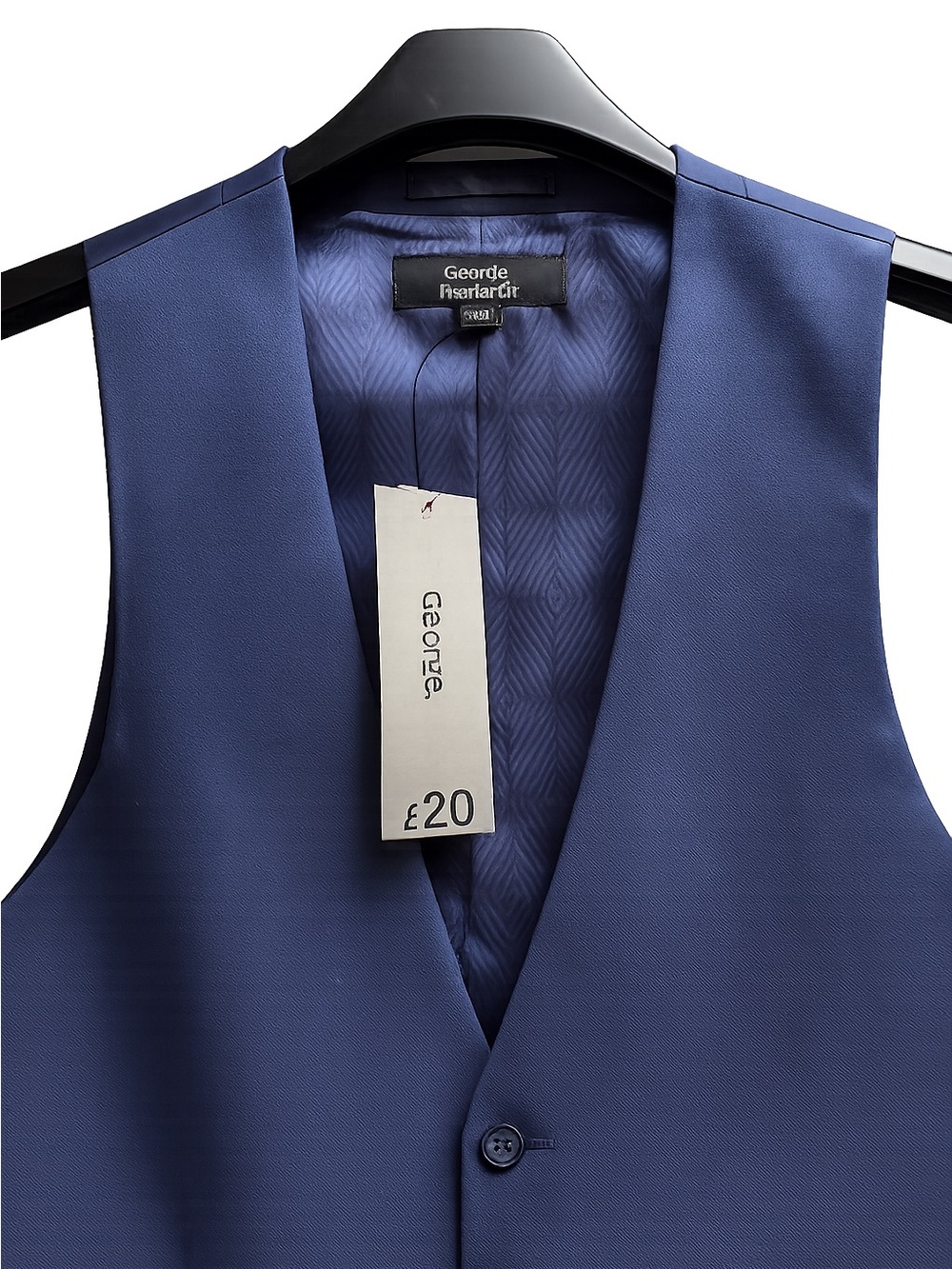 Brand New Navy Waistcoat Men’s 40R – Elegant Formal Vest with Tags - Picture 2 of 4